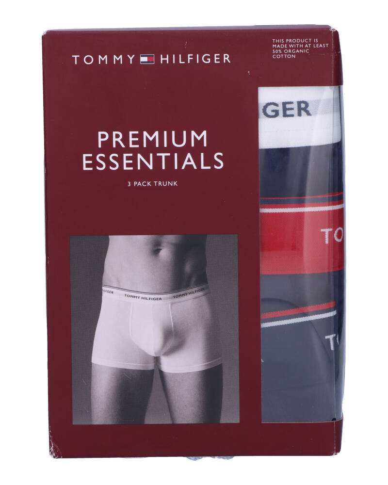 Tommy Hilfiger Premium Essentials Trunk 3-Pack Navy Str M Apparel & Accessories Clothing Underwear Socks Beautycos