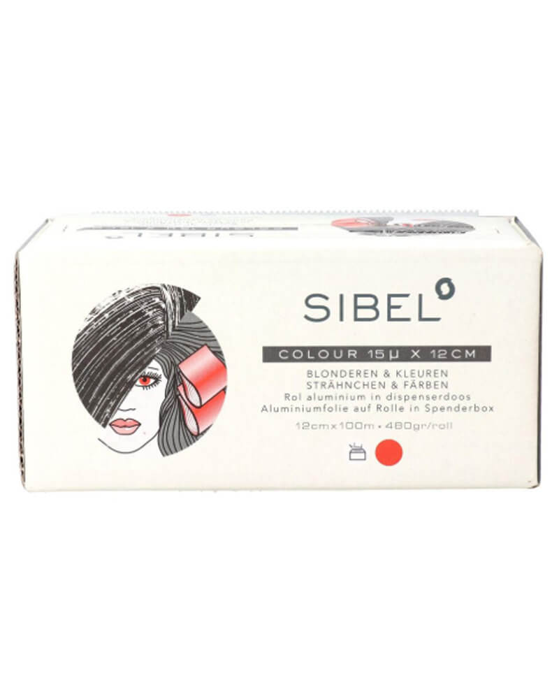 Sibel Aluminiumsrulle 15Μ Rød 12Cmx100M Ref P002940 Health & Beauty Personal Care Hair Coloring Accessories Beautycos