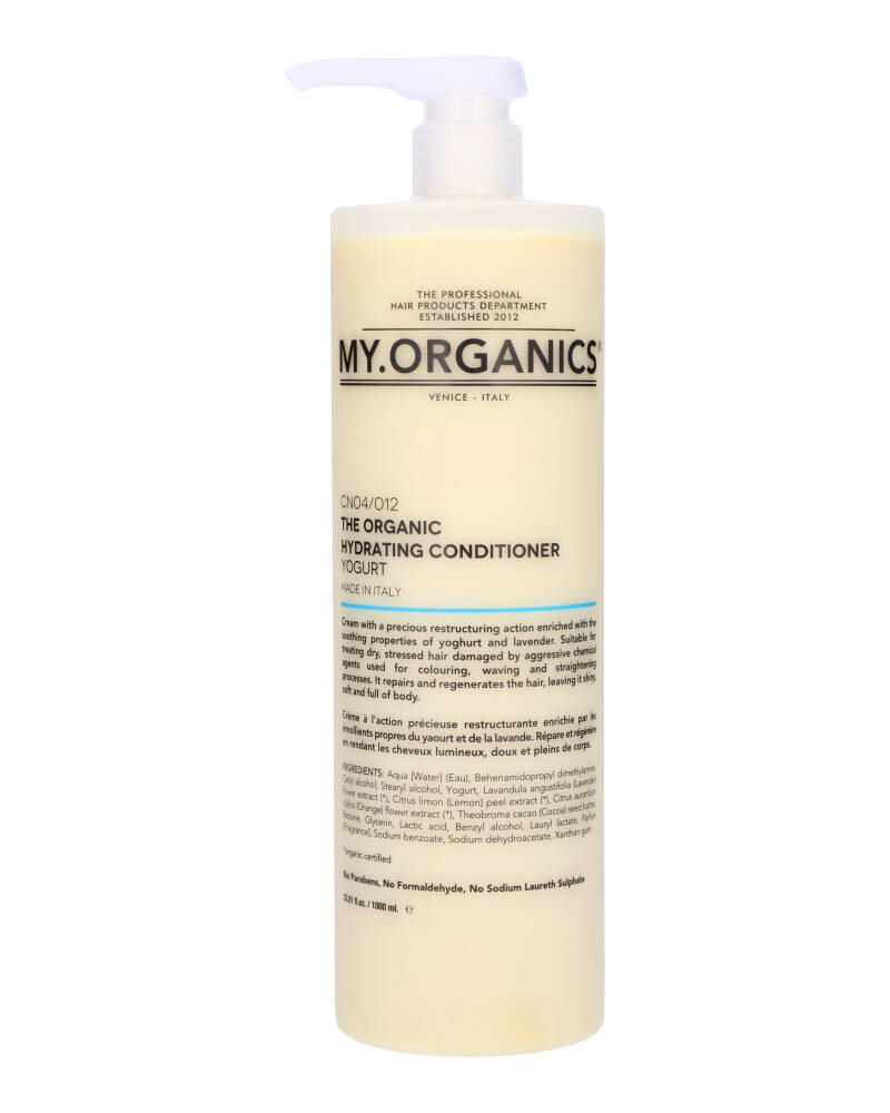 My Organics The Organic Hydrating Conditioner Yogurt 1000 ML Health & Beauty Personal Care Hair Shampoo Conditioners Beautycos