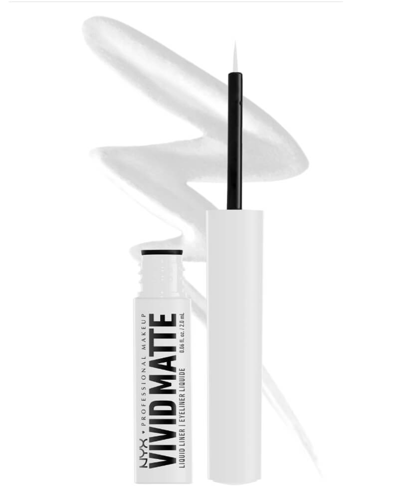 Nyx Liquid Eyeliner Matte White 2 G Health & Beauty Personal Care Cosmetics Makeup Eye Beautycos