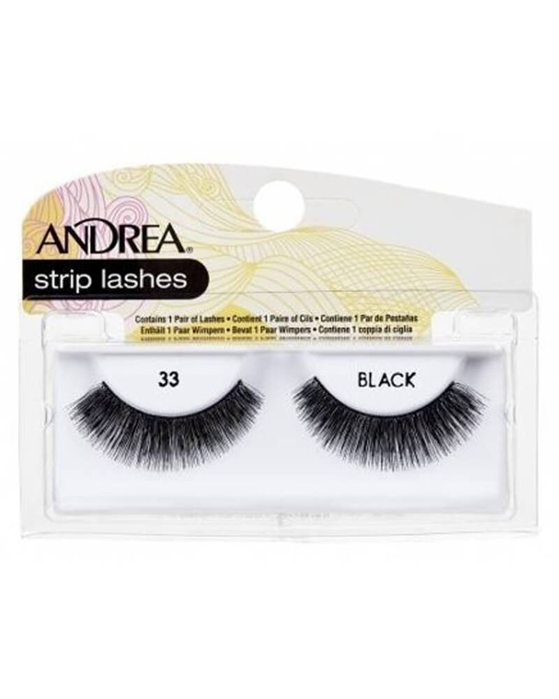 Andrea Strip Lashes Black 33 Health & Beauty Personal Care Cosmetics Makeup Eye False Eyelashes Beautycos