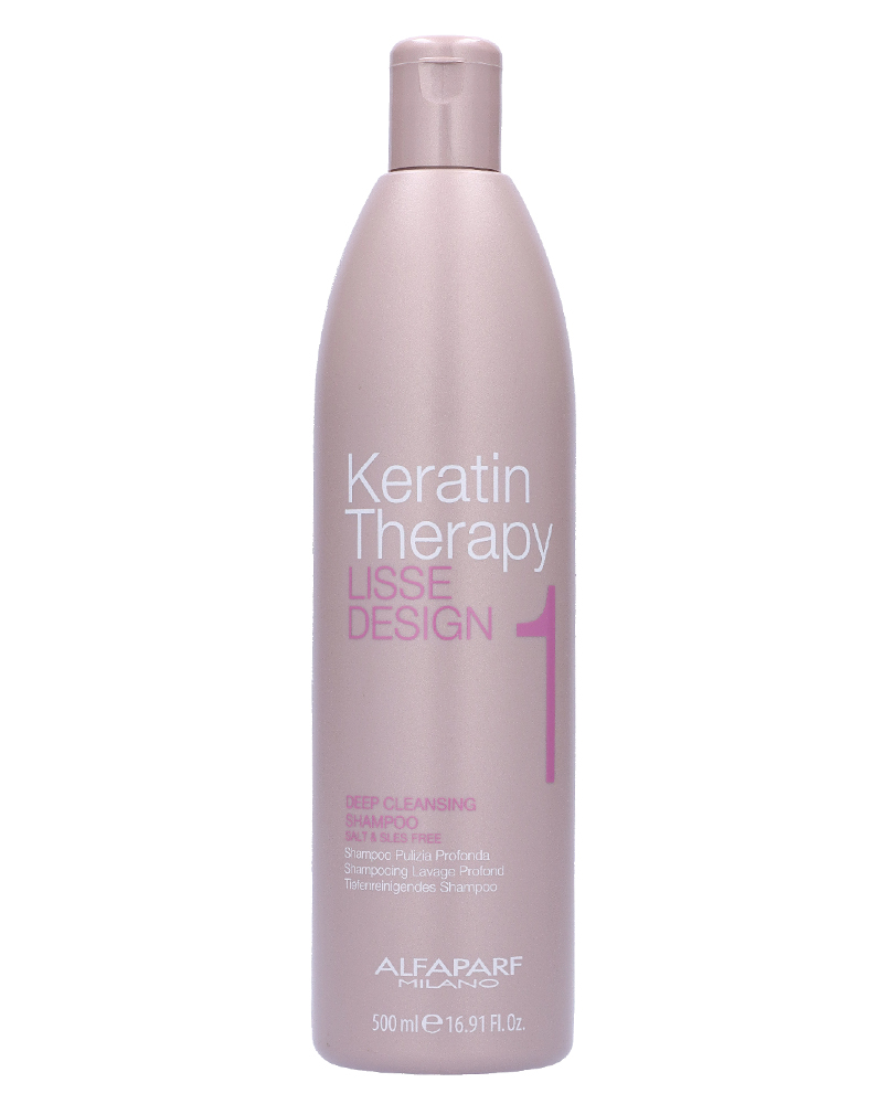 Alfaparf Keratin Therapy 1 Deep Cleansing Shampoo 500 ML Health & Beauty Personal Care Hair Conditioner Beautycos