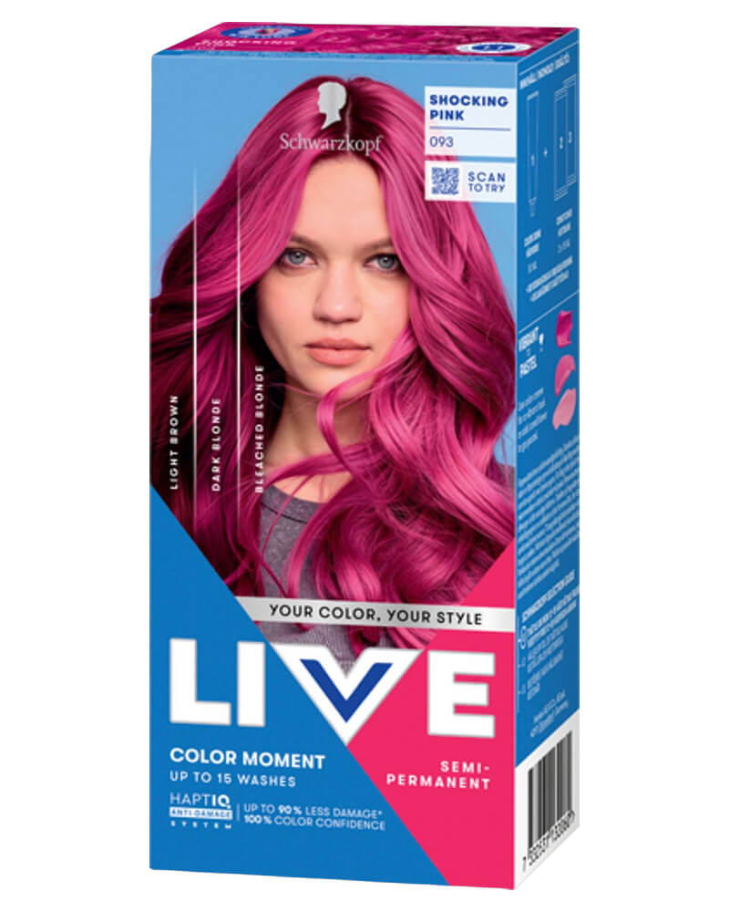 Schwarzkopf Live Color Moment 93 Shocking Pink 50 ML Health & Beauty Personal Care Hair Beautycos