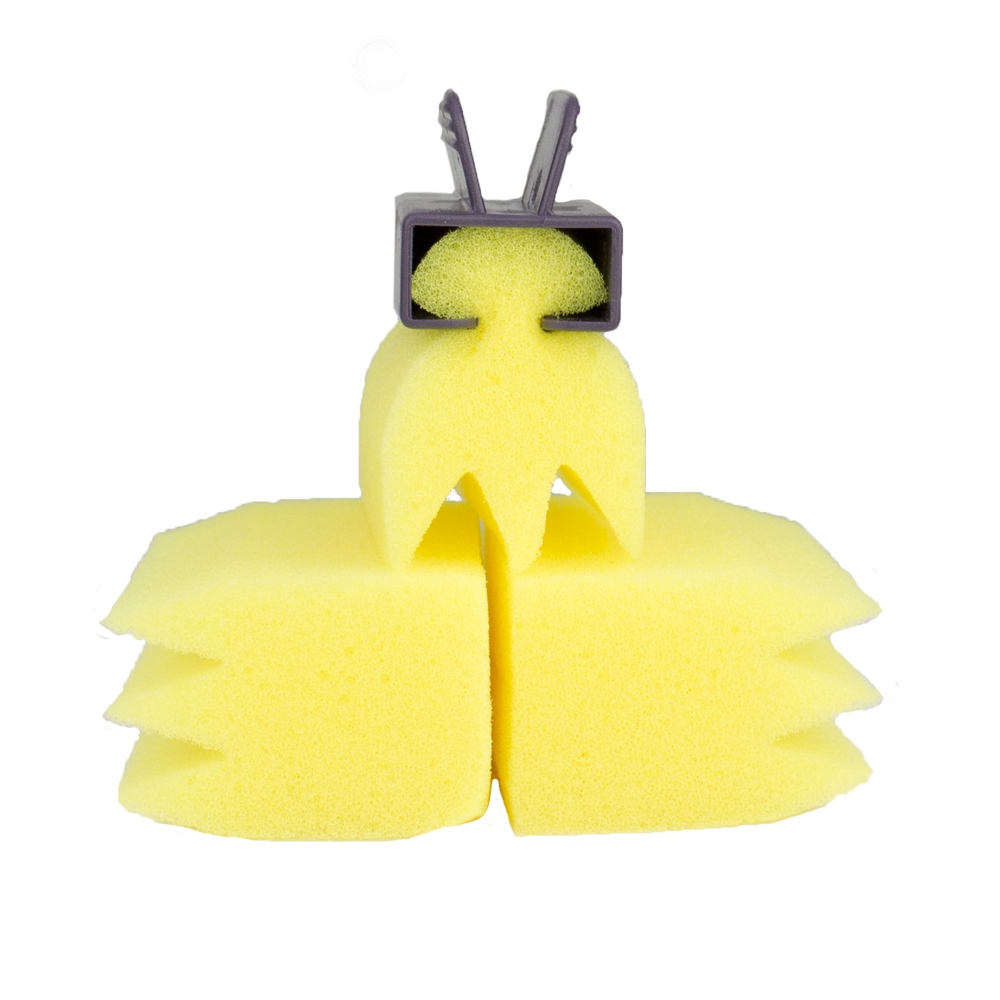 Comair Fixerings Svampe Med Holder Art 3140079 (U) 3 Stk Health & Beauty Personal Care Hair Permanents Straighteners Beautycos