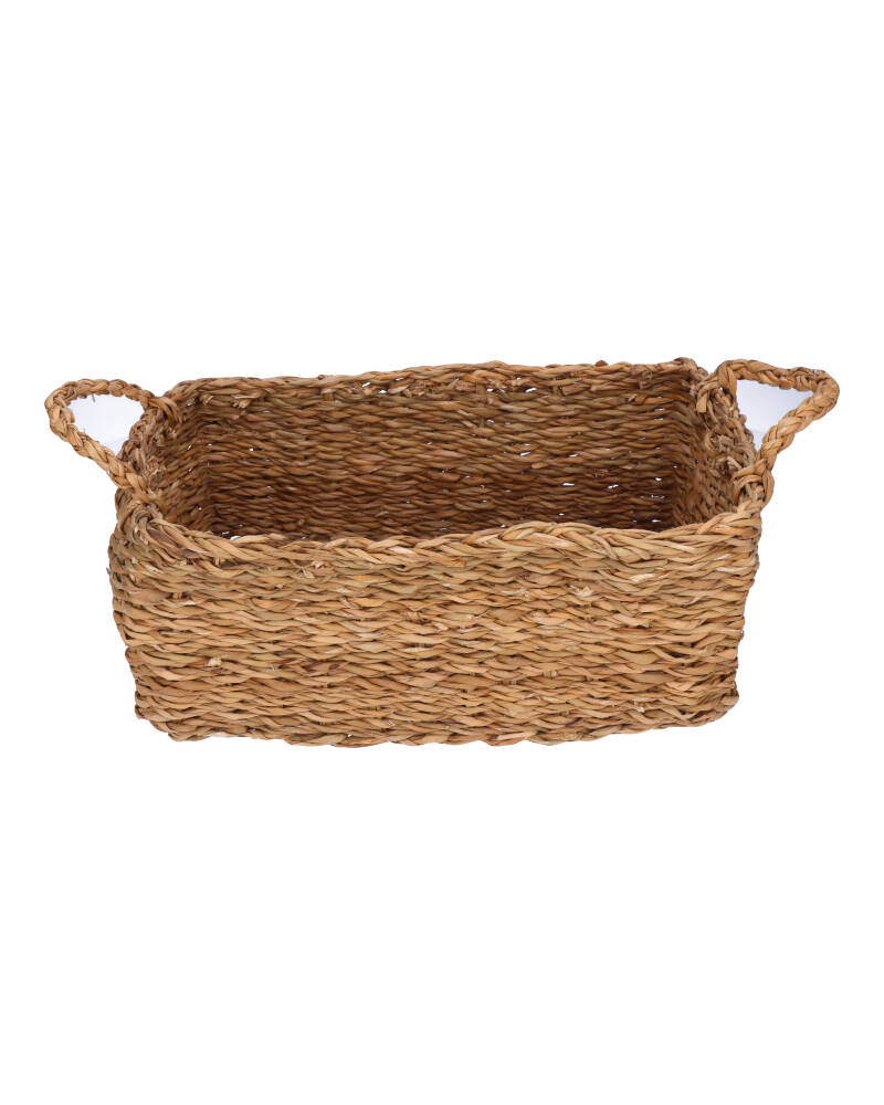 Excellent Housware H S Collections Seagrass Basket 32X23X13Cm Home & Garden Lawn Outdoor Living Beautycos