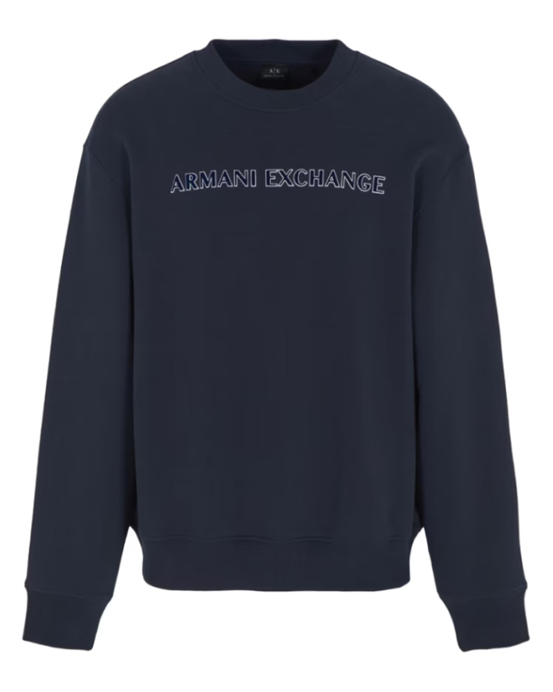 Armani Exchange Men Sweatshirt Navy Str Xxl Apparel & Accessories Clothing Shirts Tops Beautycos