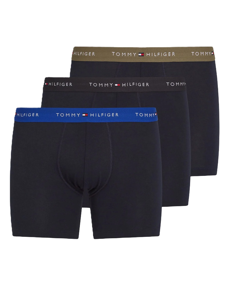 Tommy Hilfiger Signature Cotton Essentials Boxer Breif 3-Pack Str Xxl Apparel & Accessories Clothing Underwear Socks Beautycos
