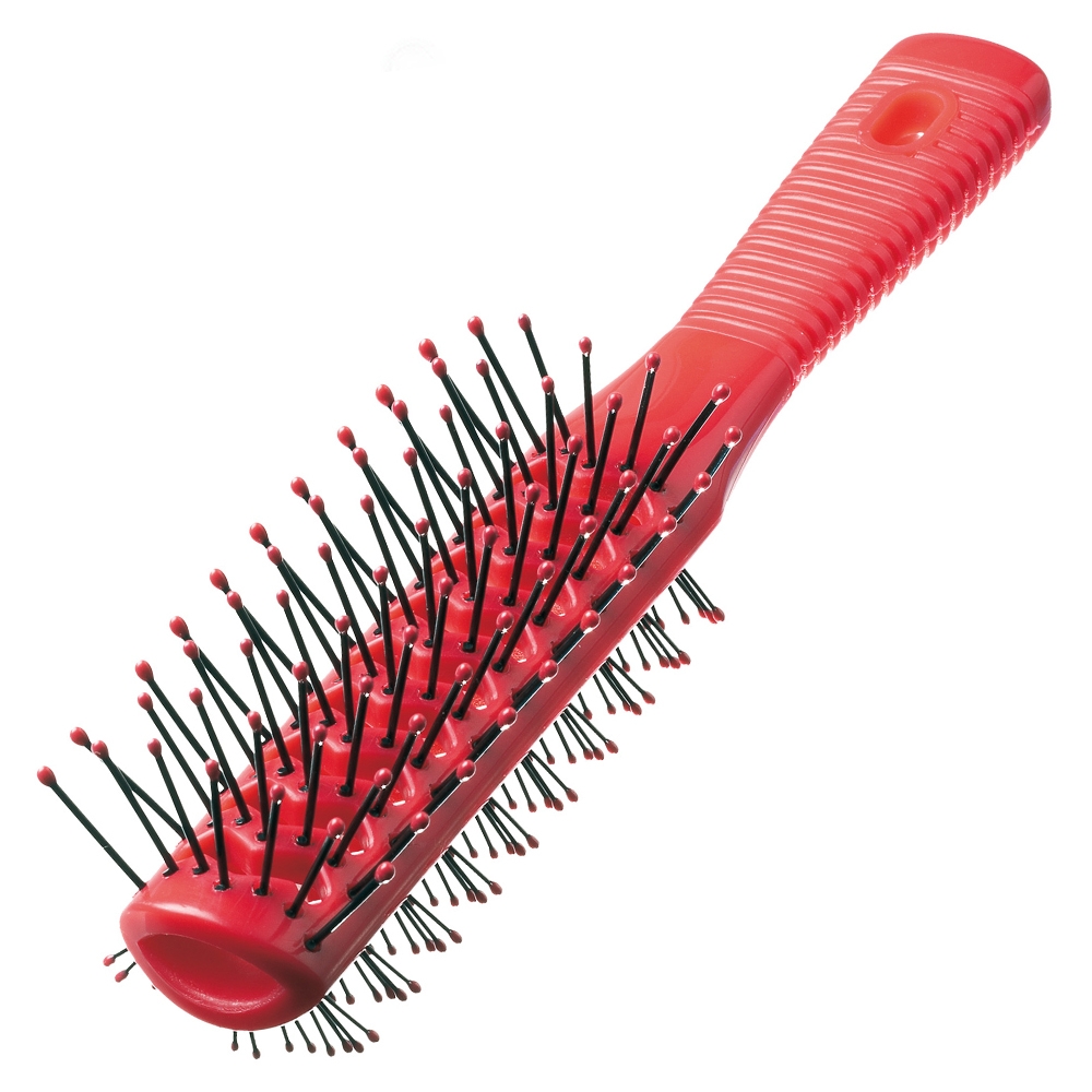 Comair Tunnel Børste Art 3020645 - Rød Health & Beauty Personal Care Hair Styling Tools Combs Brushes Beautycos