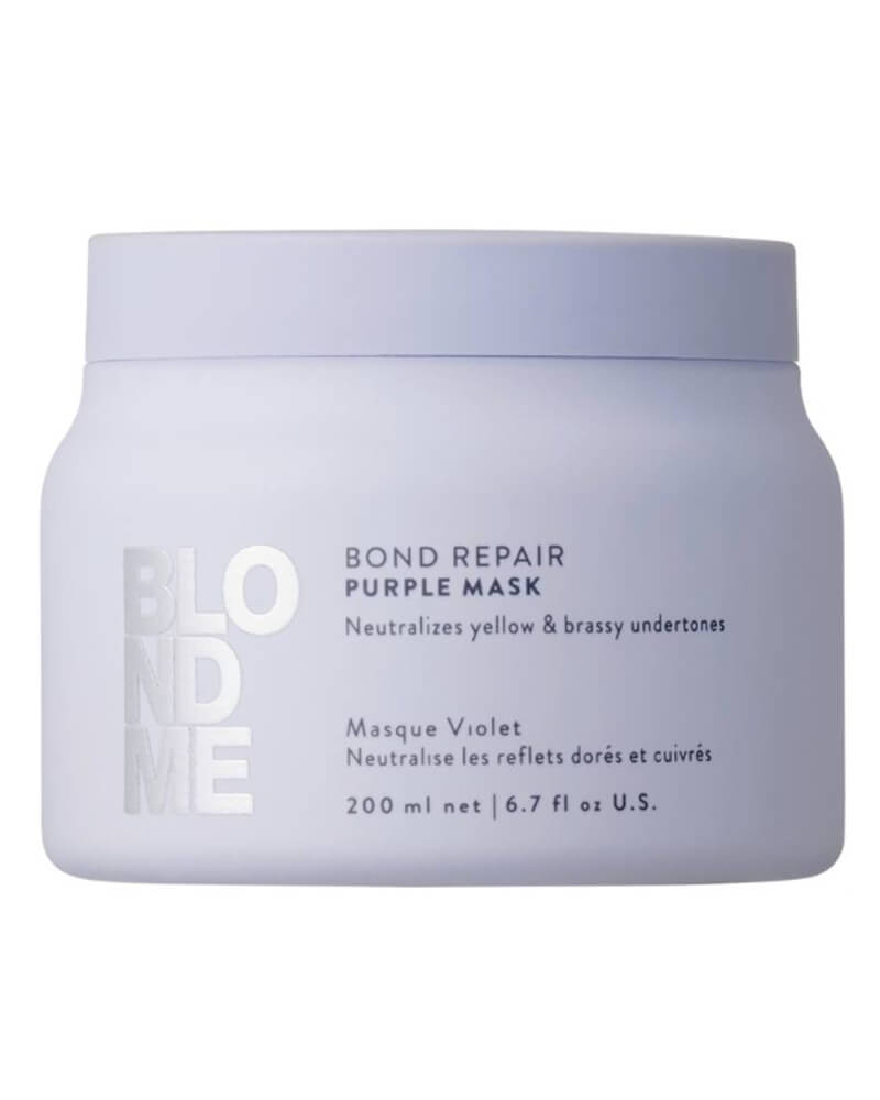 Schwarzkopf Blondme Bond Repair Purple Mask 200 ML Health & Beauty Personal Care Hair Beautycos