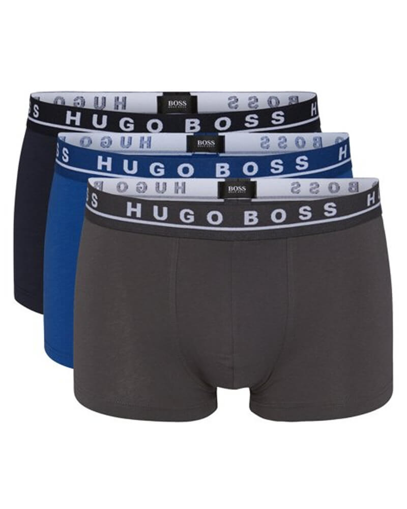 Boss Hugo 3-Pack Boxer Trunks - Str Xxl 3 Stk Apparel & Accessories Clothing Underwear Socks Beautycos