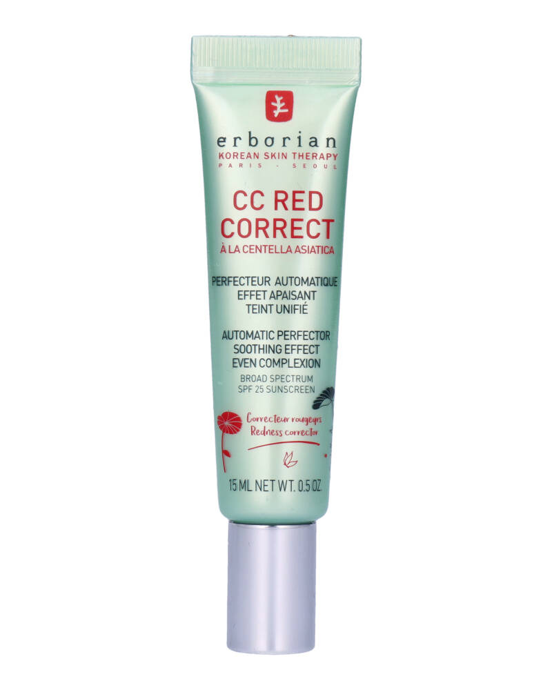 Erborian Cc Red Correct Spf 25 15 ML Health & Beauty Personal Care Cosmetics Skin Lotion Moisturizer Beautycos