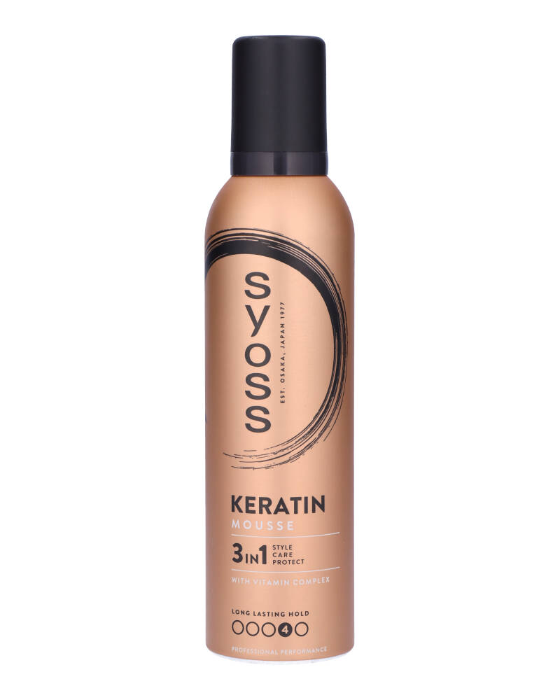 Syoss Keratin Mousse 250 ML Health & Beauty Personal Care Hair Styling Products Beautycos