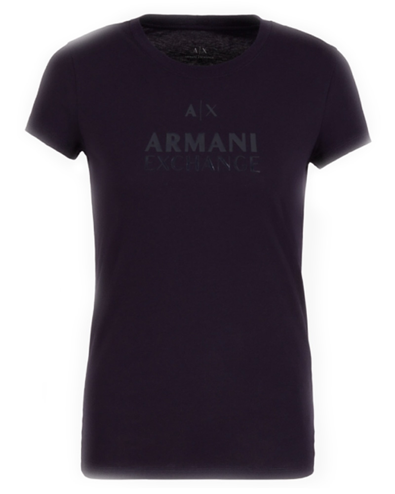 Armani Exchange Femme T-Shirt Noir M Apparel & Accessories Clothing Shirts Tops Beautycos