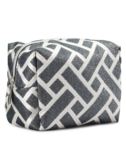 Studio Makeup Taske - Silver (Lille) Health & Beauty Personal Care Cosmetics Cosmetic Tools Beautycos