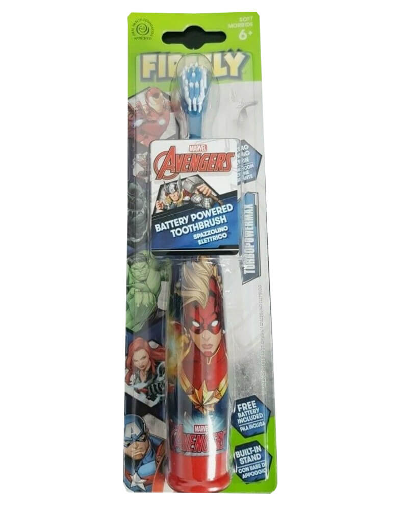 Marvel Avengers Battery Powered Toothbrush Captain Health & Beauty Personal Care Oral Toothbrushes Beautycos