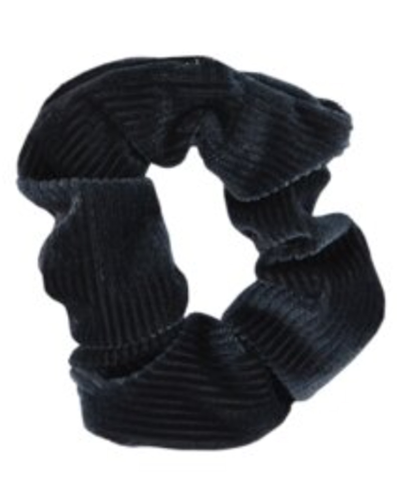 Eleganza Hårelastik Blå Velour Apparel & Accessories Clothing Hair Ponytail Holders Beautycos