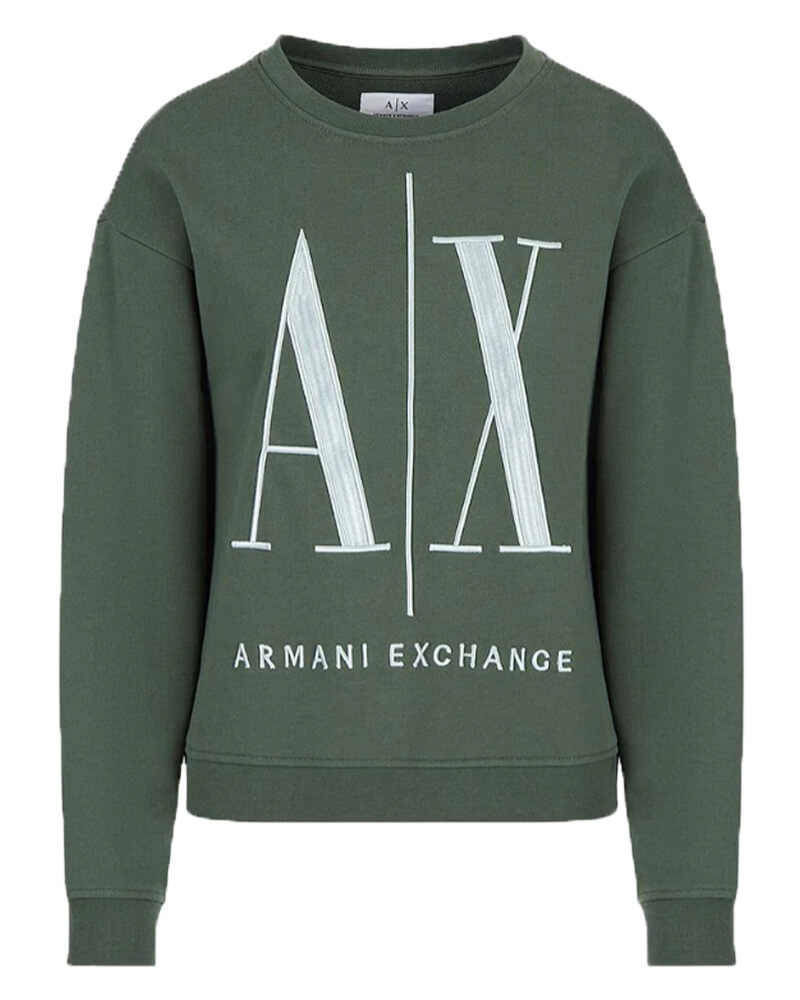 Armani Exchange Men&Apos S Sweatshirt Green XL Apparel & Accessories Clothing Shirts Tops Beautycos