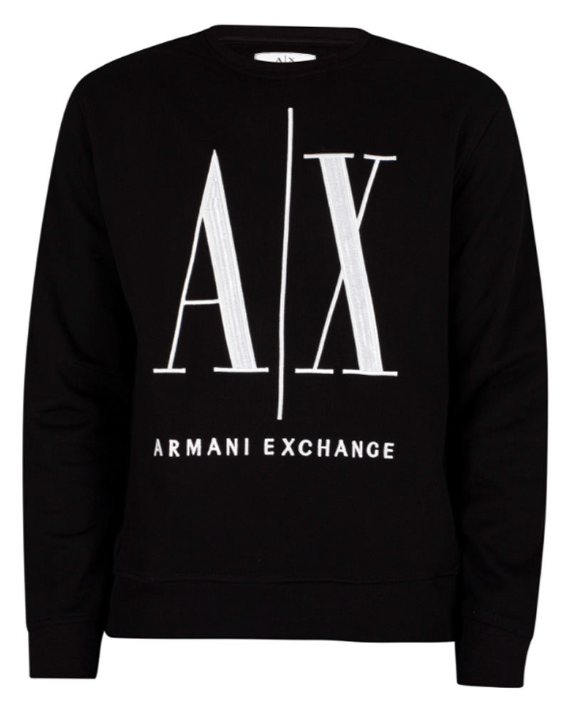 Armani Exchange Homme Sweatshirt Noir XL Apparel & Accessories Clothing Shirts Tops Beautycos