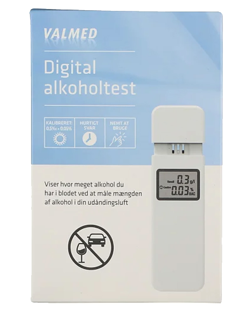 Valmed Digital Alkoholtest 1 Stk Health & Beauty Care Medical Tests Beautycos