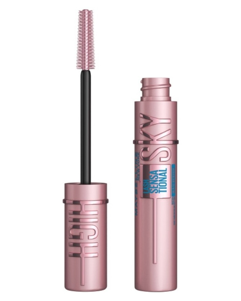 Maybelline Lash Sensational Sky High Waterproof - 01 Very Black 6 ML Health & Beauty Personal Care Cosmetics Makeup Eye Mascara Beautycos