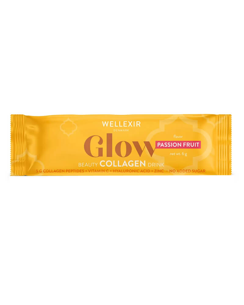 Wellexir Glow Beauty Collagen Drink Passion Fruit 6 G 1 Stk Health & Care Fitness Nutrition Vitamins Supplements Beautycos