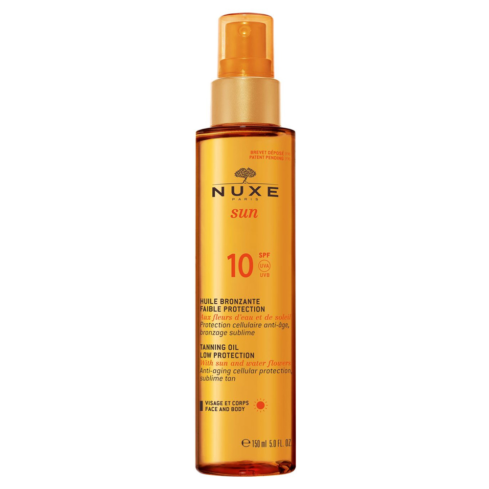 Nuxe Sun Tanning Oil Low Protection Spf 10 150 ML Health & Beauty Personal Care Cosmetics Skin Products Beautycos