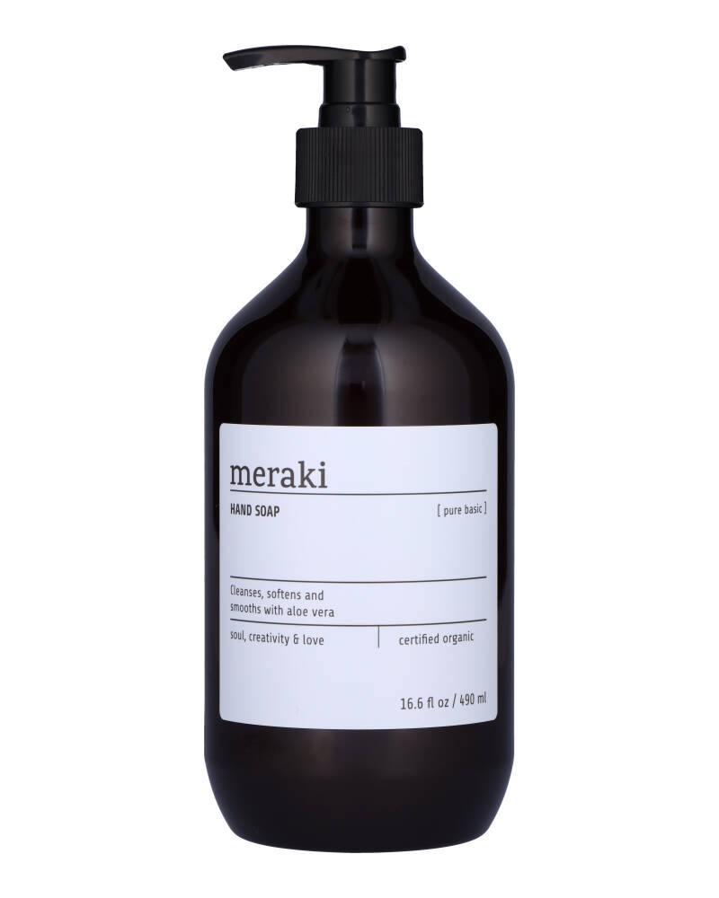 Meraki Hand Soap Pure Basic 490 ML Health & Beauty Personal Care Cosmetics Bath Body Liquid Beautycos