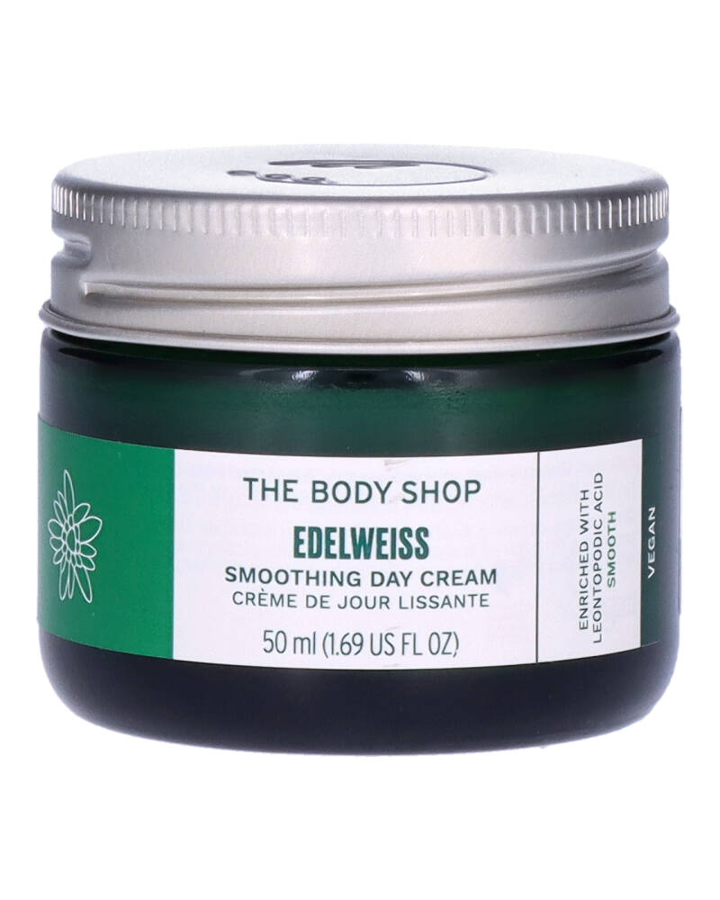 The Body Shop Smoothing Day Cream Edelweiss 50 ML Health & Beauty Personal Care Cosmetics Skin Lotion Moisturizer Beautycos
