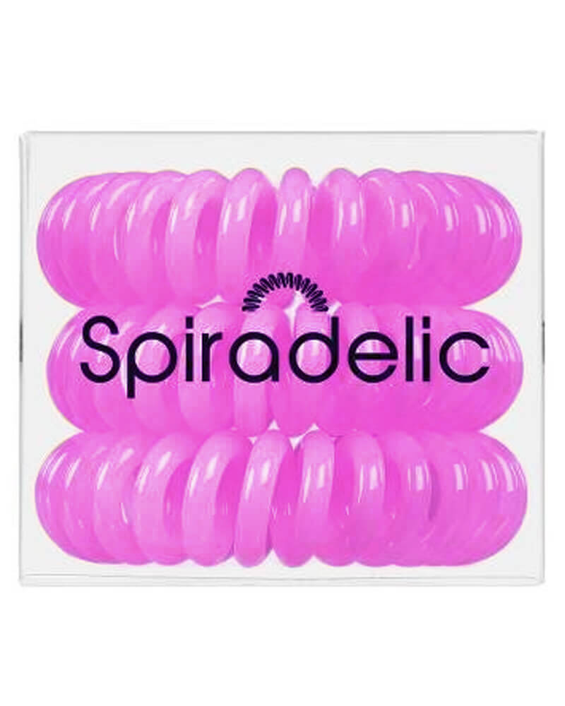 Sibel Spiradelic - Pink Purple (U) 3 Stk Apparel & Accessories Clothing Hair Ponytail Holders Beautycos