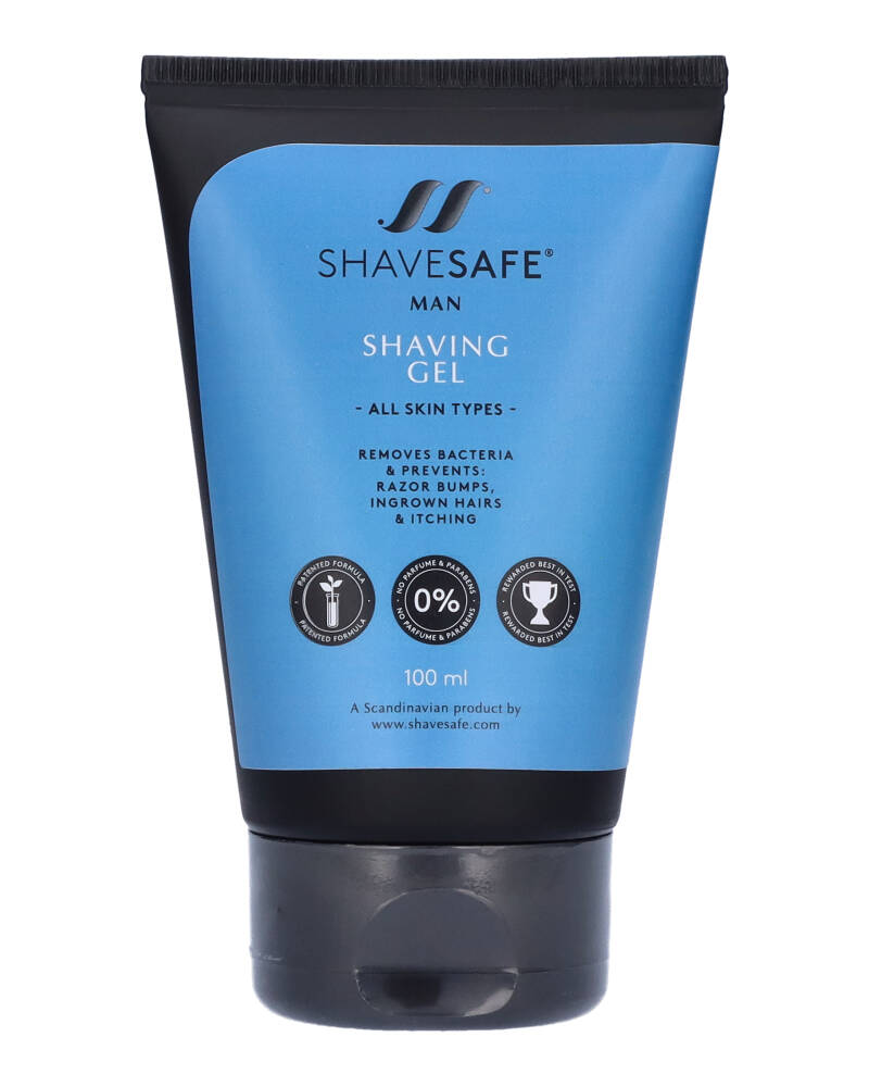 Shavesafe Man Shaving Gel 100 ML Health & Beauty Personal Care Grooming Cream Beautycos