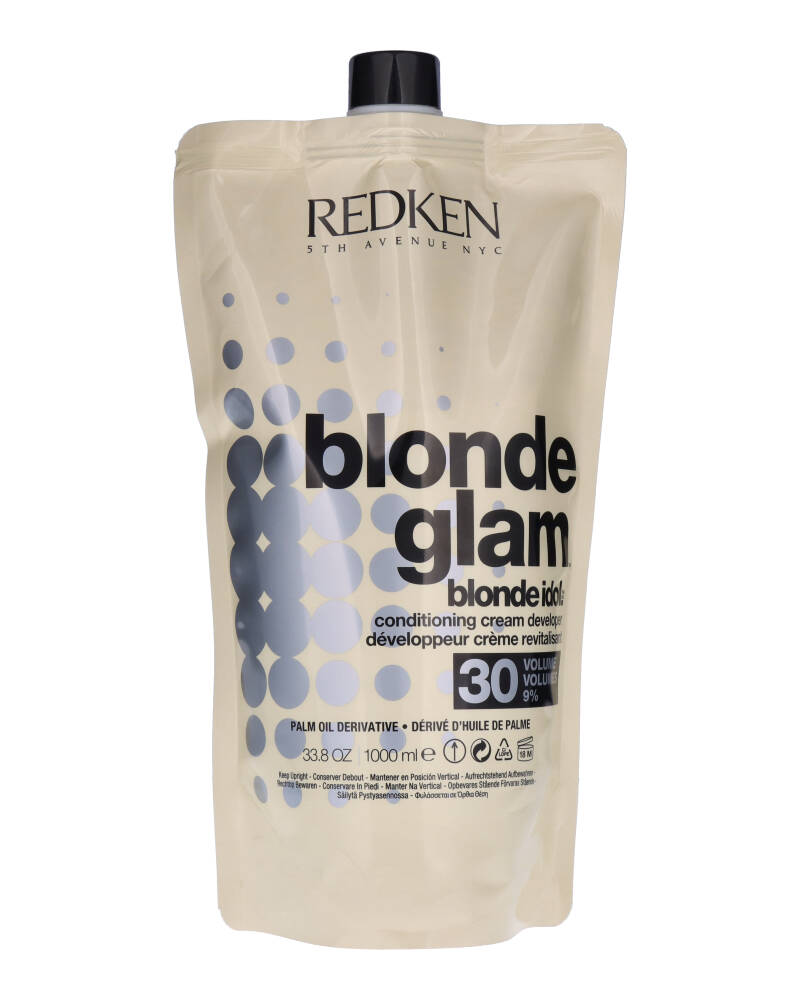 Redken Blonde Glam - Idol Conditioning Cream Developer 30 Vol 9 % 1000 ML Health & Beauty Personal Care Hair Shampoo Conditioner Conditioners 