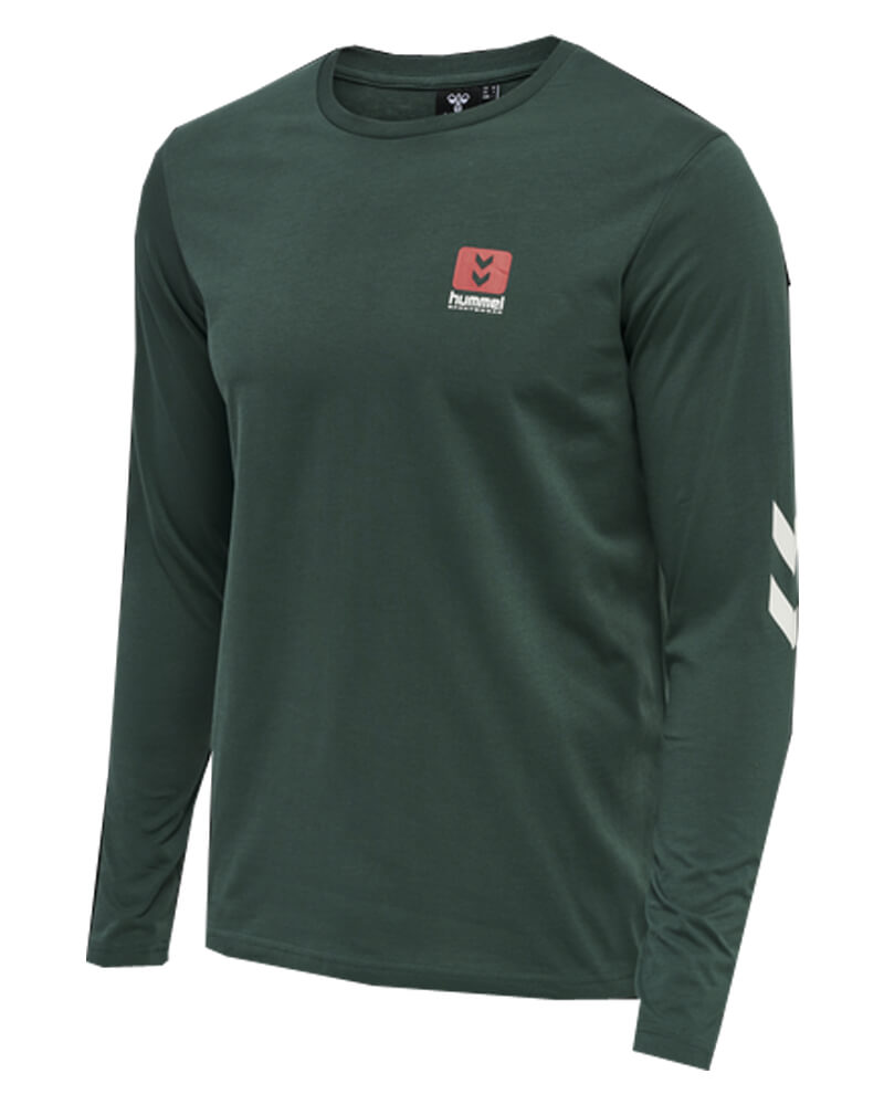 Hummel Hmilgc Graham T-Shirt L S Apparel & Accessories Clothing Shirts Tops Beautycos