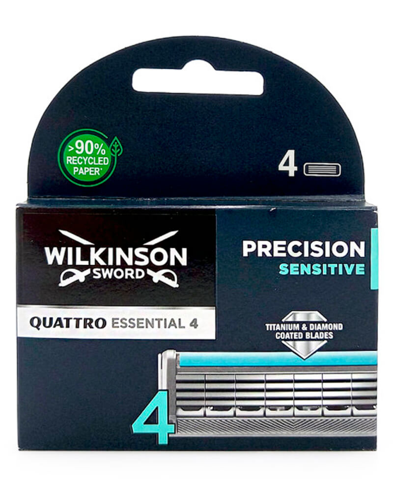 Wilkinson Sword - Quattro Titanium Sensitive 4 Stk Health & Beauty Personal Care Shaving Grooming Hair Clipper Trimmer Accessories Beautycos