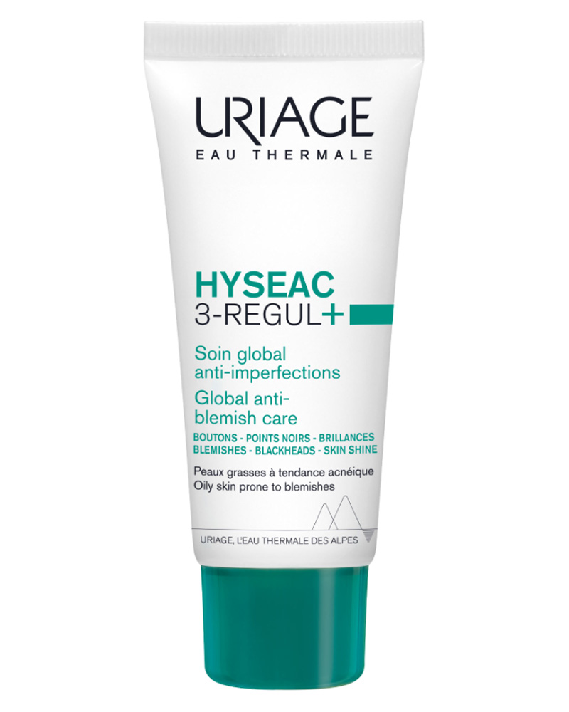 Uriage Hyseac 3-Regul+ Global Anti-Blemish Care 40 ML Health & Beauty Personal Cosmetics Skin Lotion Moisturizer Beautycos
