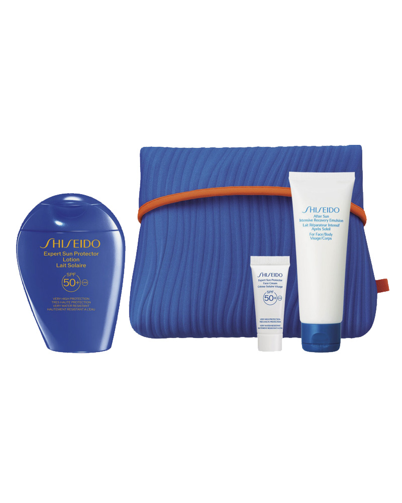 Shiseido Sun Protection Essentials 150 ML Arts & Entertainment Party Celebration Gift Giving Wrapping Boxes Tins Beautycos