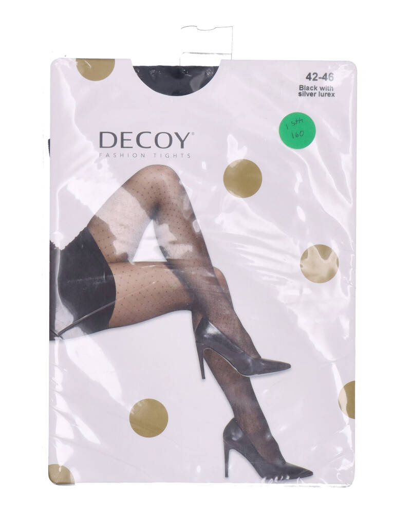 Decoy Fashion Tights Black Str 42-46 Apparel & Accessories Clothing Underwear Socks Beautycos