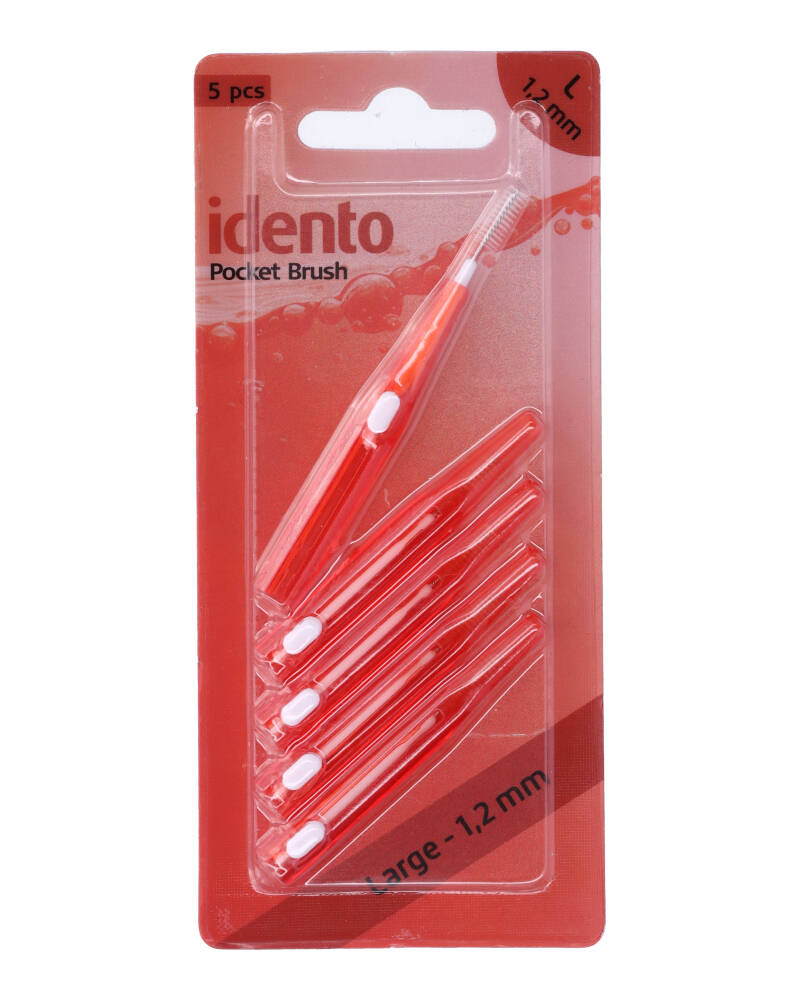 Idento Pocket Brush 5 Stk Health & Beauty Personal Care Oral Toothpicks Beautycos