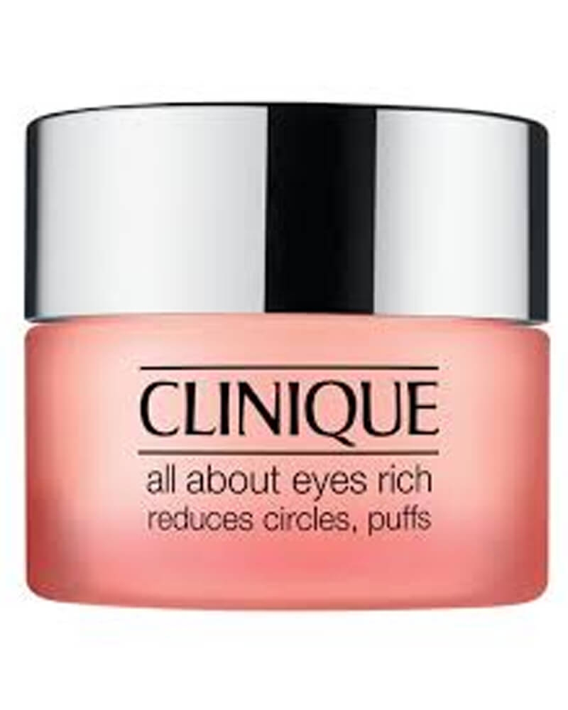 Clinique All About Eyes Rich 15 ML Health & Beauty Personal Care Cosmetics Skin Lotion Moisturizer Beautycos