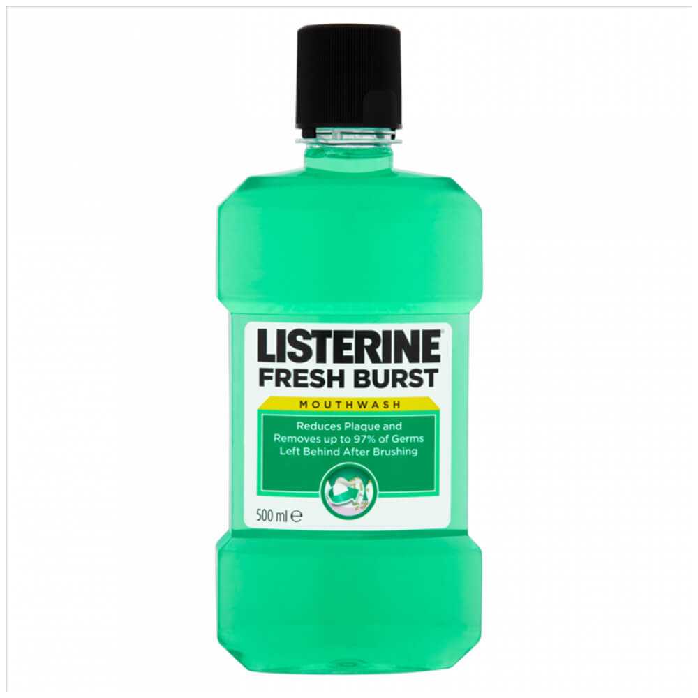 Listerine Fresh Burst Mouthwash 500 ML Health & Beauty Personal Care Oral Beautycos