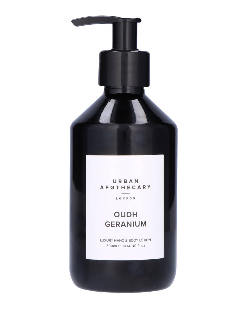 Urban Apothecary Oudh Geranium Luxury Hand Body Lotion 300 ML Health & Beauty Personal Care Cosmetics Skin Moisturizer Beautycos