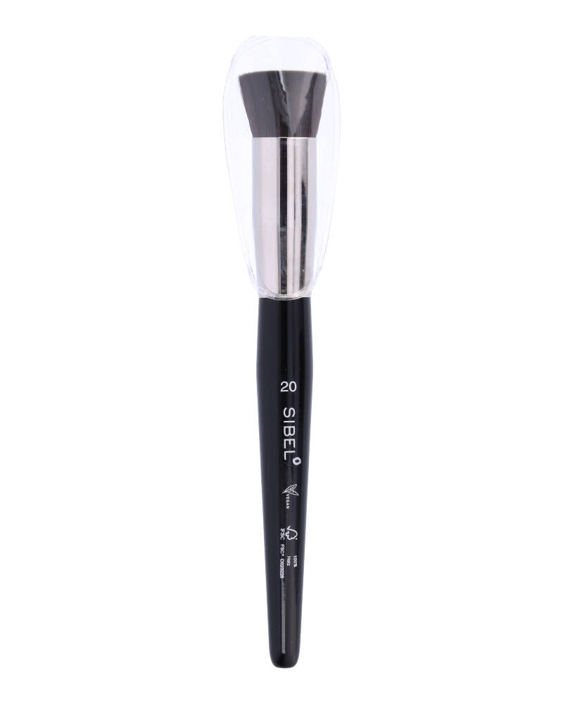 Sibel Vegan Foundation Brush Round 20 Ref P004279 Health & Beauty Personal Care Cosmetics Cosmetic Tools Makeup Brushes Beautycos