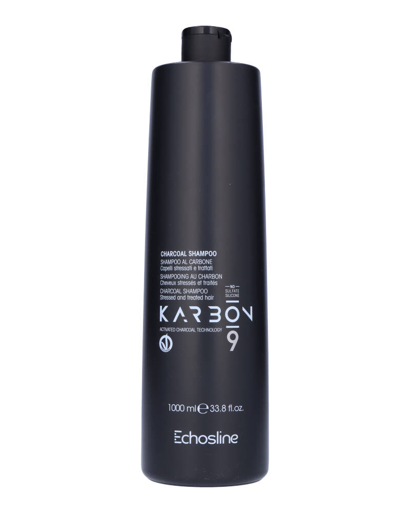 Echosline Karbon 9 Charcoal Shampoo 1000 ML Health & Beauty Personal Care Hair Conditioner Conditioners Beautycos