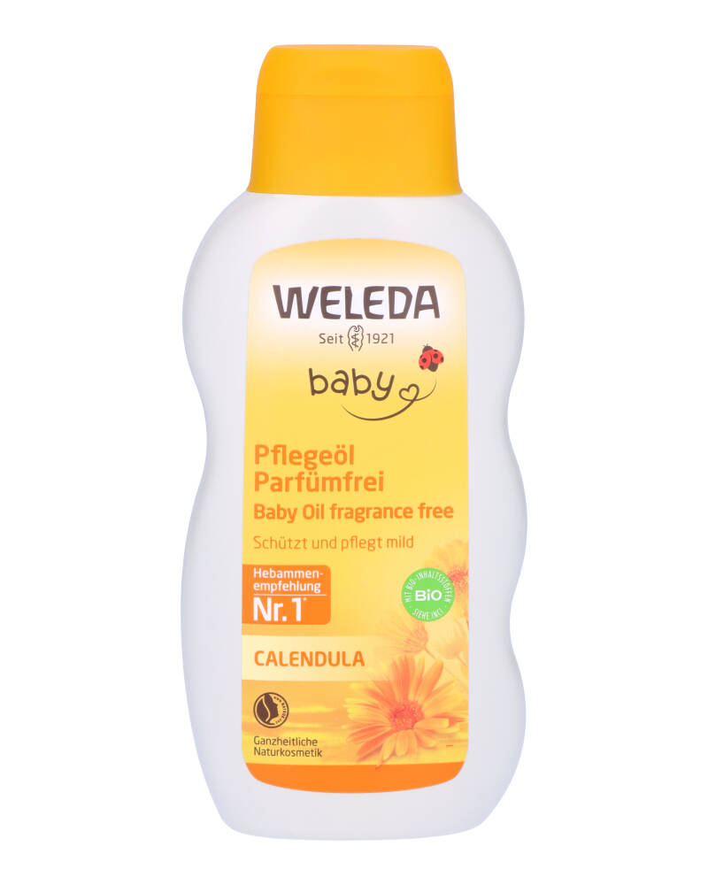 Weleda Baby Oil Fragrance Free Calendula 200 ML Health & Beauty Personal Care Cosmetics Skin Body Beautycos