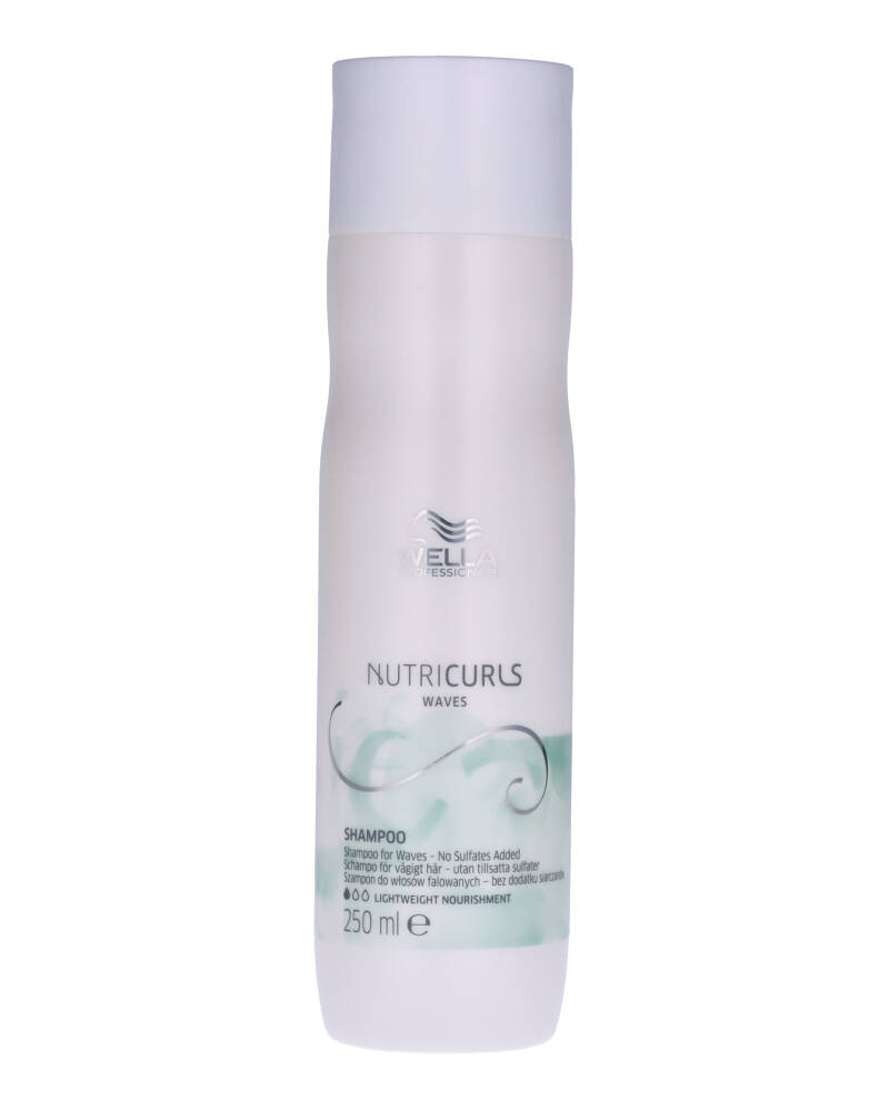 Wella Nutricurls Waves Shampoo 250 ML Health & Beauty Personal Care Hair Conditioner Beautycos