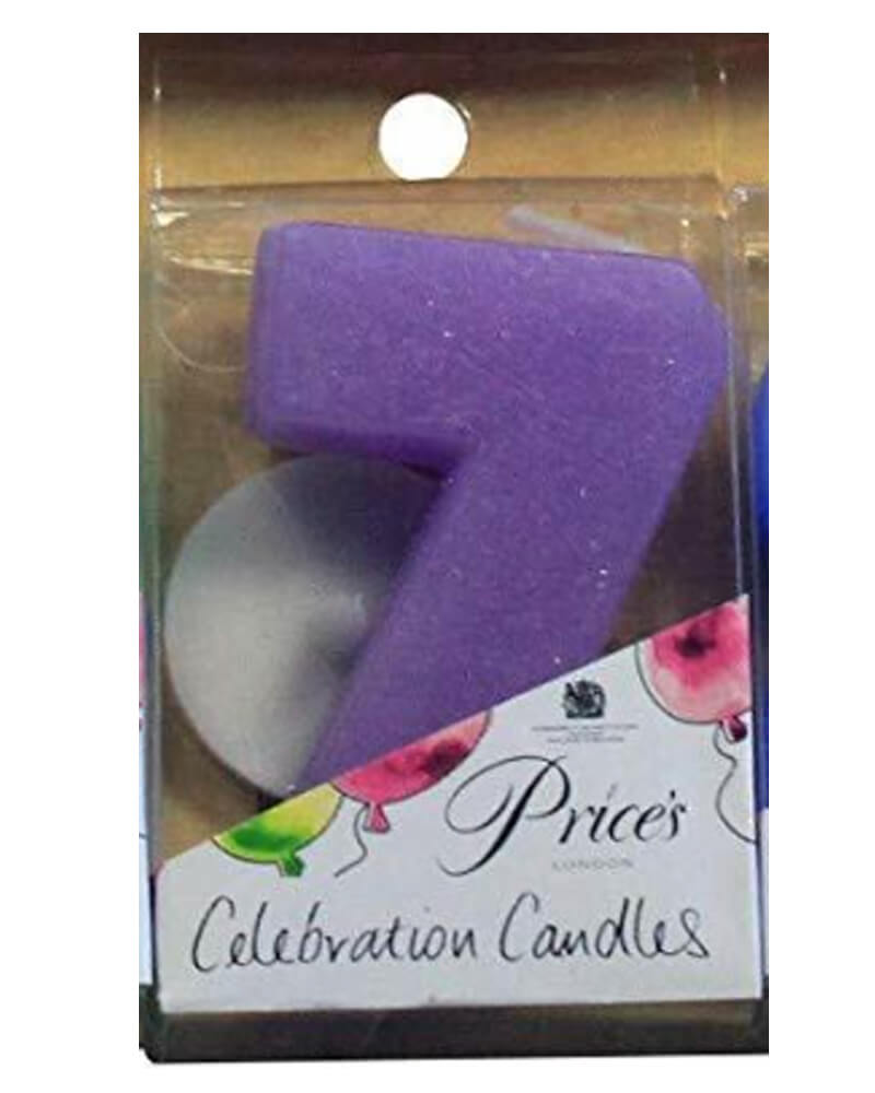 Price&Apos S Celebration Candles Number 7 Arts & Entertainment Party Supplies Beautycos