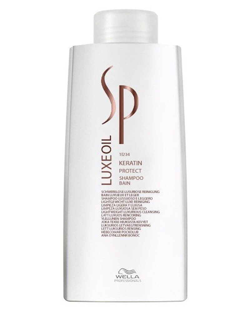 Wella Sp Luxe Oil Keratin Protect Shampoo 1000 ML Health & Beauty Personal Care Hair Conditioner Beautycos