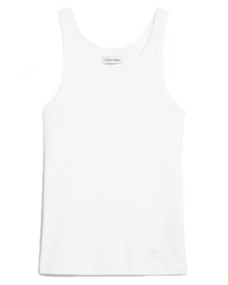 Calvin Klein Scoop Neck Tank Top Hvid - S 3 Stk Apparel & Accessories Clothing Underwear Socks Beautycos