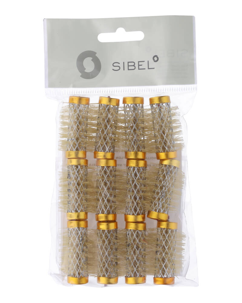 Sibel Metal Roller Gold 13Mm - Art P001369 12 Stk Health & Beauty Personal Care Hair Styling Tools Curlers Beautycos