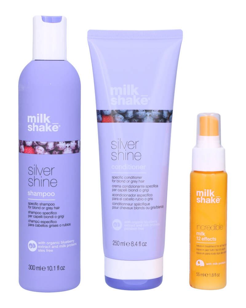 Milk Shake Arctic Brass Busters Silver Shine Sampak 700 ML Health & Beauty Personal Care Hair Shampoo Conditioner Conditioners Beautycos