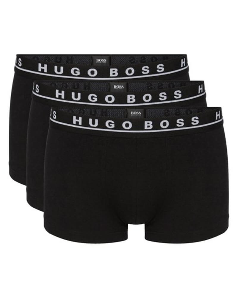 Boss Hugo 3-Pack Boxer Trunks Sort - Str Xxl 3 Stk Apparel & Accessories Clothing Underwear Socks Beautycos